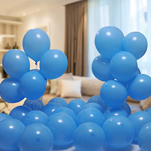 Image of 300 Pack Light Blue Balloons 12 inch Blue Latex Party Balloon Bulk for Various Party Events Decorations