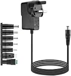 5V 2A Power Supply Adapter,Universal AC to DC Power Adapter 100-240V with 7 Tips DC Plug Adapters AC Charger for LED Strip Lights, Android, Router, TV Box, Speaker and Tablet more 5V Home Appliances