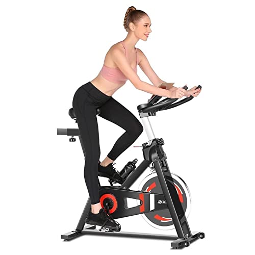Image of Exercise Bike Bicycles Cycling Stationary Exercise Bike For Home Gym Carbon Steel Unisex Men And Women Indoor Sunny Health Fitness