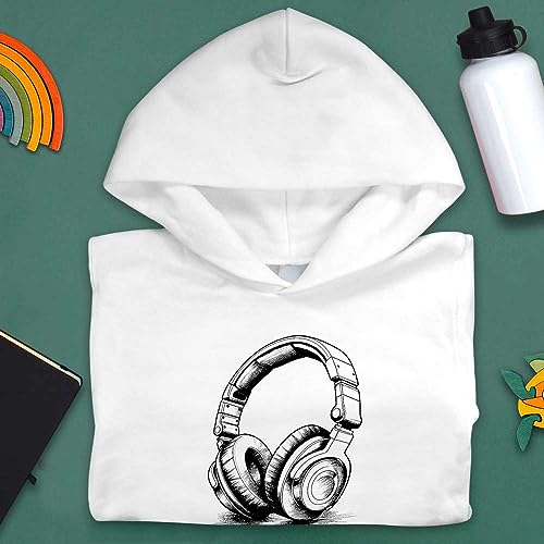 Azeeda 'Headphones' Children's Hoodie/Hooded Sweater (KO041131)3