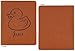 Personalized Rubber Duckie Leatherette Zipper Portfolio with Notepad - Single Sided