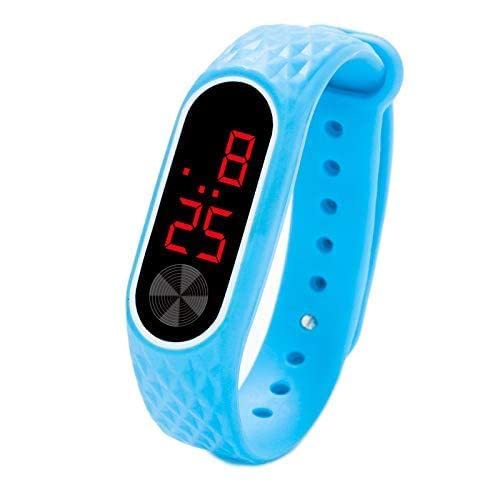 スポーツウォッチ修理キット スポーツ時計デジタルブレスレットシリカゲル学生腕時計ゲル子供LEDスポーツ時計を展示 スポーツ時計バンド修理キット (D, One Size)