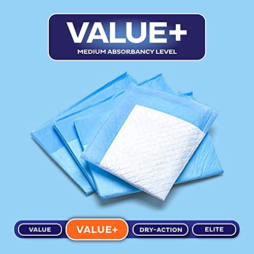 Image of Chucks Pads Disposable [200-Pack] Underpads 23x36 Incontinence Chux Pads Absorbent Fluff Protective Bed Pads, Pee Pads for Babies, Kids, Adults & Elderly | Puppy Pads Large for Training Leak Proof