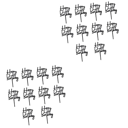 jojofuny 20 Pçs De Decoração De Aniversário Inserções Toppers Para Decoração De Bolo Infantil Tope G