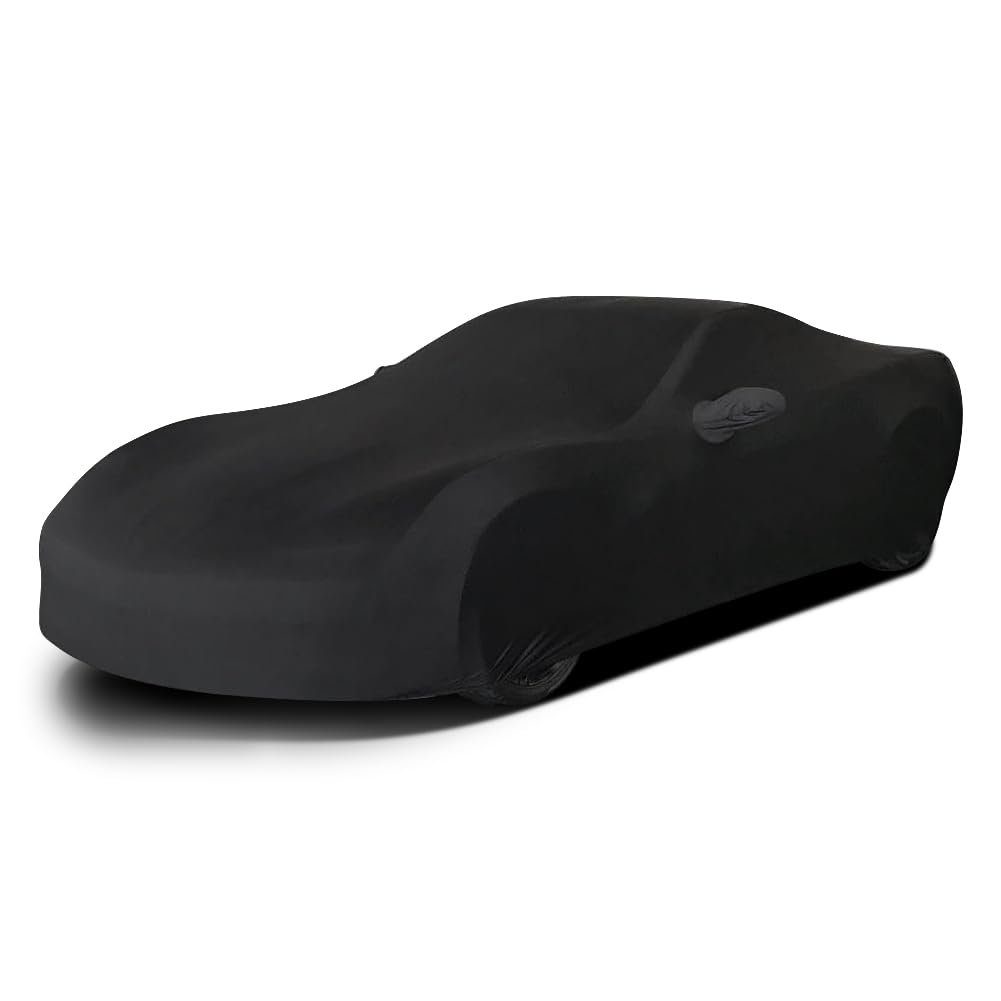 Indoor Car Cover for Corvette C5 C6 C7 Velvet Stretch Full Cover Protection for Automobiles for Dust-Proof, Underground Garage, Car Show