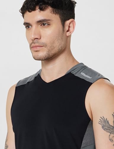 Image of Van Heusen Men Active Sports Swift Dry Vest - High Stretch, Mesh Ventilation