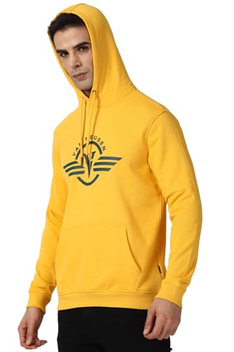 Image of Van Heusen Men Polycotton Hooded Neck Sweatshirt