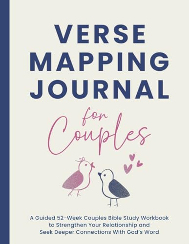 Verse Mapping Journal for Couples: A Guided 52-Week Couples Bible
