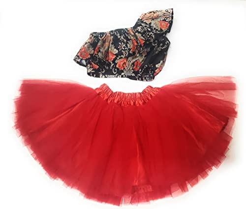 Image of TILISM Girls' Knee Length Dress | Red | $P