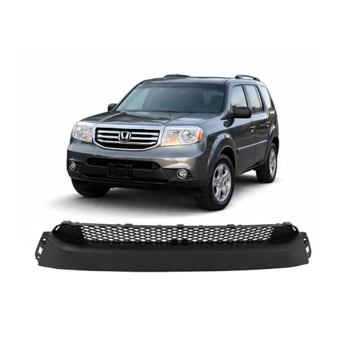 Image of FitParts Compatible with Honda Pilot 2012-2015 Front Bumper Cover | Textured, OEM 71103SZAA50, HO1044100