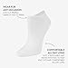 Sof Sole Womens Comfort Fashion No-show Ankle Socks, White, Medium US