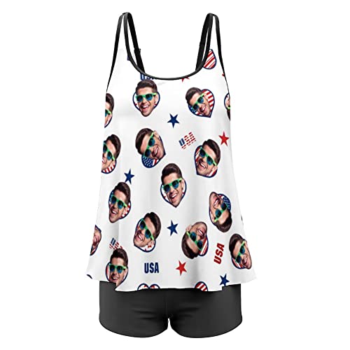 Personalized Plus Size Swimsuits for Women Custom Face Sexy Bikini 2 Pieces Swimwear Gift for Wife Girlfriend3