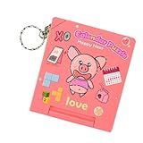 コンパクトなカラフルなパズルキーリング取り外し可能なカレンダーユニークなキーホルダー装飾ペンダントカレンダー