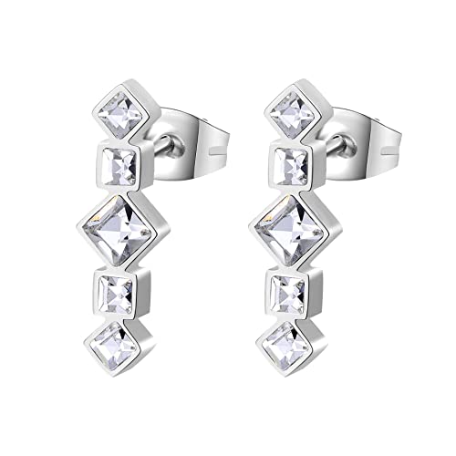 Boucles d'oreilles femme Brosway Symphonia BYM71 en acier inoxydable de 17mm