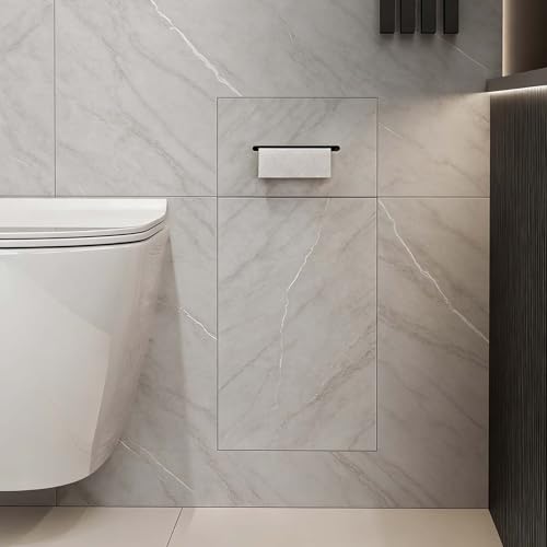 Toilettenpapierhalter Unterputz Unsichtbare, Fliesbare Toilettenpapierablage mit Abfalleimer, Wandeinbau-Toilettenpapierhalter Fürs Badezimmer, Wasserdichter Edelstahl