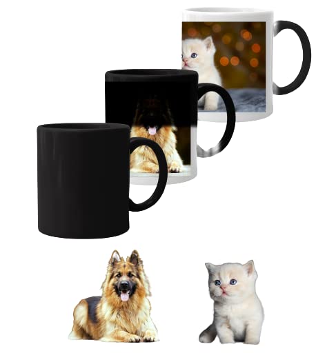 Personalised Heat Change Mug | Color Changing Mug with Custom Photo Design Magic Cup | Reveal Hidden Image with Hot Liquid | Perfect for Birthday, Christmas & Graduation Gifts | Picture 2