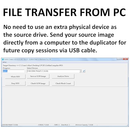 Image of Systor 1 to 5 PCIe M.2 NVMe /SATA Duplicator - 24GB /Min - SYSNVME-HC405 | Standalone duplicator to clone, erase and sanitize PCIe M.2 NVMe, SATA SSDs, and 2.5 inch SATA hard drives with no PC required.