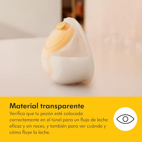 Miniatura 5 de Medela Solo Hands-Free extractor de leche eléctrico, individual, compacto y ligero, compatible con la aplicación Medela Family
