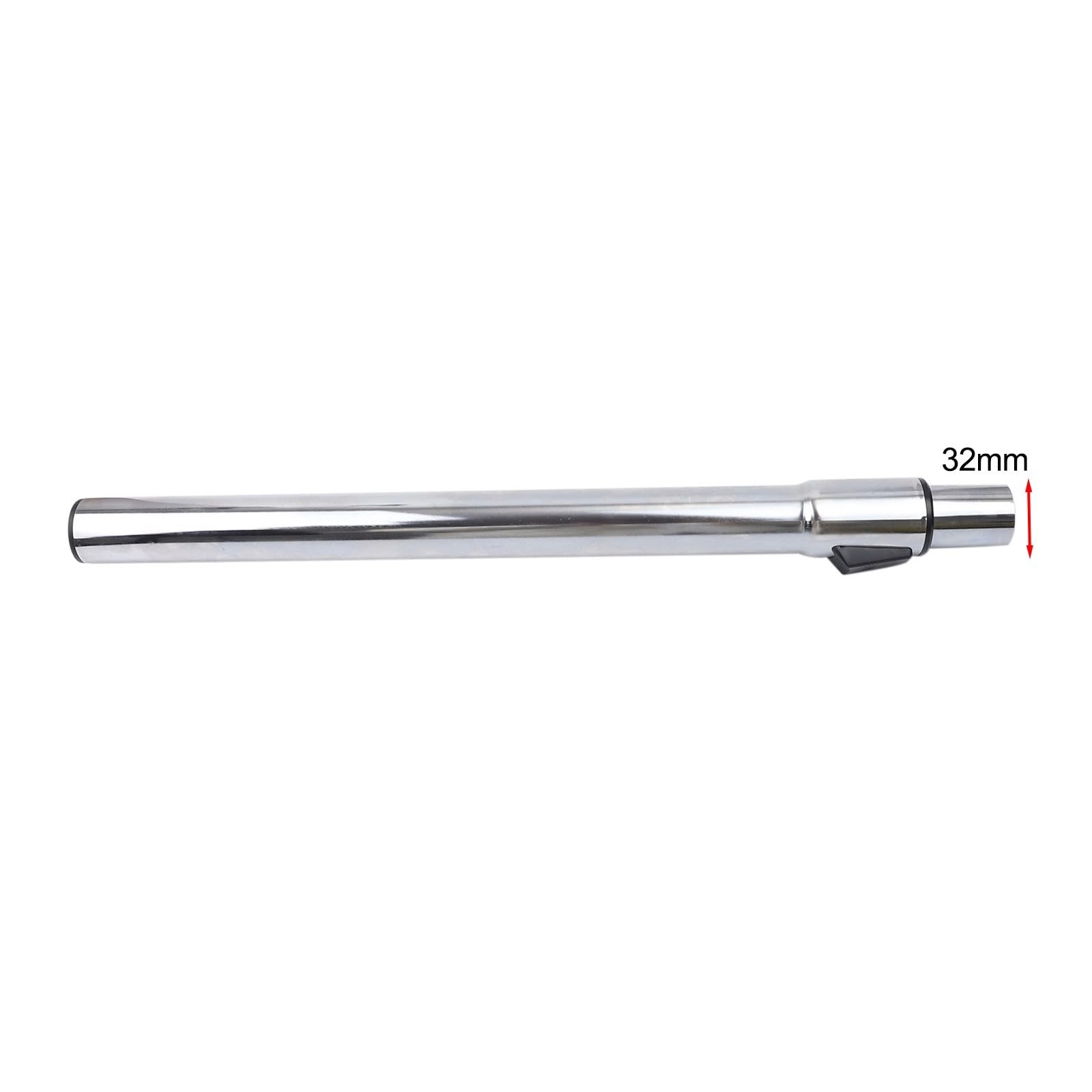 Tubo telescopico per aspirapolvere, diametro interno 32 mm, compatibile con aspirapolvere, tubo di prolunga in metallo per una maggiore portata