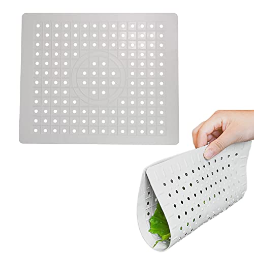 DBOO Rubber Sink Dish Drainer Mat Non Slip Protector Liner Anti-Slip Kitchen (31.5X26CM)