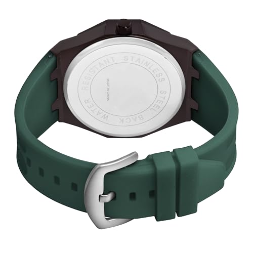 Image of ON TIME OCTUS Spinning Car Wheels Gyro Men's Sport Watch| 360 Rotating Car Wheel Dial Watch for Men | 3D Rim Hub Sports Design | Quartz Analog Wristwatch with Soft Silicone Strap