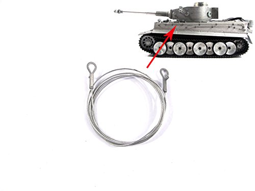 Mato 3818-1 Tank rc Part Tiger 1 Side Metal Towing Cable for 1/16 1:16 RC Germany Tiger 1 Tank