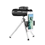 1 Trípode Ajustable. Clicitina Visión Ampliación Monocular Alta definición Outdoo Night 40X60 Telescopio de Poca Instituto De Astronomía (Multicolor, One Size)