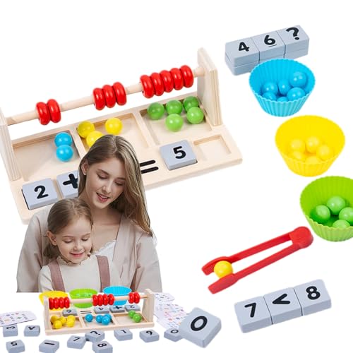 Jeux éducatifs d'apprentissage précoce avec perles de classification