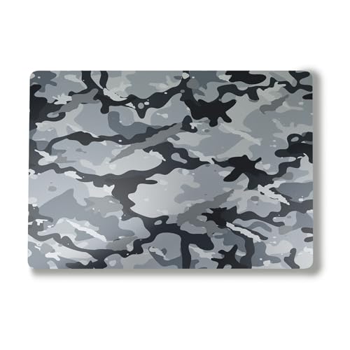 Laptop Skin Compatible with Alienware M18 R2 (2024) - Gray Camouflage - Premium 3M Vinyl Protective Wrap Decal Cover - Easy to Apply | Crafted in The USA by MightySkins