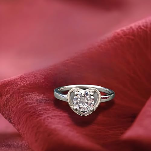 Image of PARASMONI Silver Ring - A Symbol of True Love
