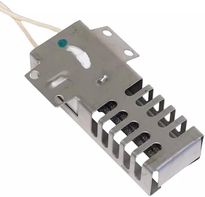 దిగువన view of ignitor with mounting holes