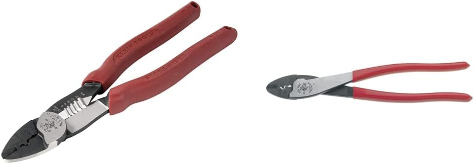 Klein Tools Wire Cutter, Stripper, Crimper Tool Bundle (2005N + 1005)