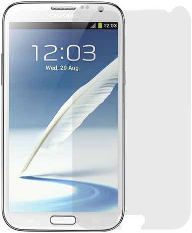 Evecase Screen Protector Variety Pack with 2X Clear and 2X Anti-Glare Matte Film for Samsung Galaxy Note 2 / Note II / N7100-4 Pack