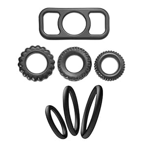 MILISTEN 7Pcs Cock Ring Penis Ring Mannen Ring Sex Ring Genoegen Ring Enlarger Sterker Erectie Ring Sex Pleasure…