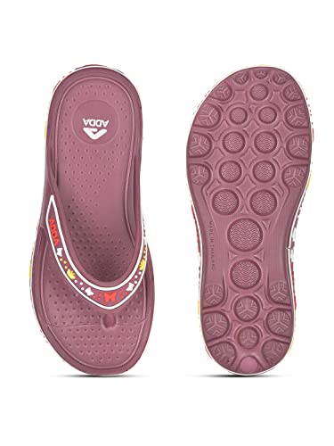 Image of Adda QUEEN-1 || Durable & Comfortable || Self-Design || Lightweight || Fashionable || EVA Sole || Soft Footbed || Solid || Thong Flip-flops for Women