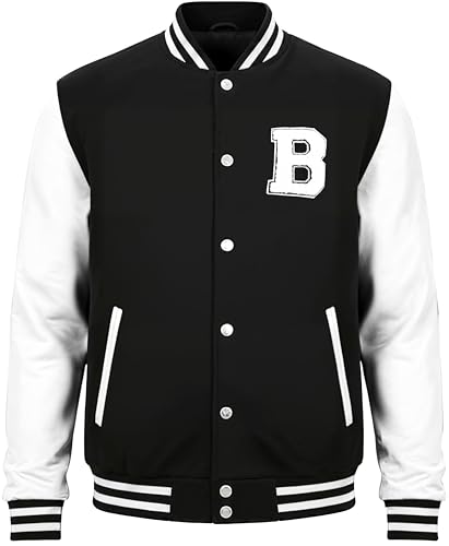 Image of Decrum Letterman Jacket Men - Casual High School Baseball Varsity Style Mens Bomber Jackets