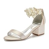 [Gelegenheit] Frühling, Sommer und Herbst, Pumps aus Satin, geeignet für Kleid, Bankett, Geschäft, Braut, Party, Abschlussball, Hochzeit, formelle Anlässe, tolles Paar mit einem Kleid, Shorts, Hemd, Jeans oder jeder formellen Adresse