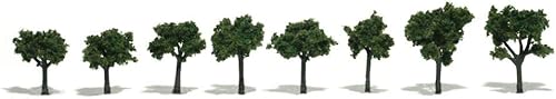 Woodland Scenics Árboles verdes medianos 34" -1 14"