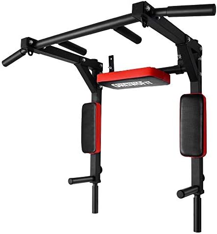 OneTwoFit Multifunctional Wall Mounted Pull Up Bar/Chin Up bar,Di...