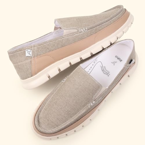 Image of YOHO Loafers for Men | Comfortable Slip on Shoes | Durable Denim Upper | Cushioned Lightweight Footwear | Lofos 101