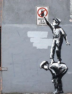 限定品】バンクシー GRAFFITY IS A CRIME