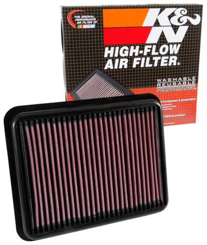 Filtre à air moteur K&N 33-3062 compatible Toyota Landcruiser Prado 2.8 Diesel 2015 2016 2017