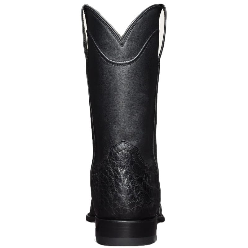 Men's Western Cowboy Boots Vintage Leather Casual Snake Print Mid Calf Boots Anti-slip Comfortable Fashion Casual Boots Autumn Winter Men's Boots4