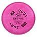 3M Particulate Filter Safety 2091 P100 , One Pair Per Pack, Pink (7000)
