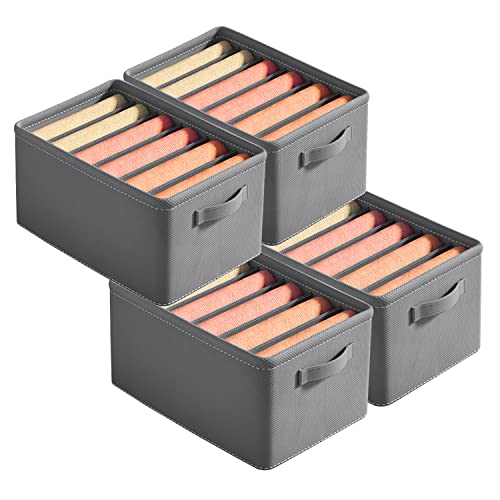 Lychico Extra Large Foldable Wardrobe Storage Organizer for Clothes, Moth-proof, Moisture-proof, and Waterproof (4 pcs