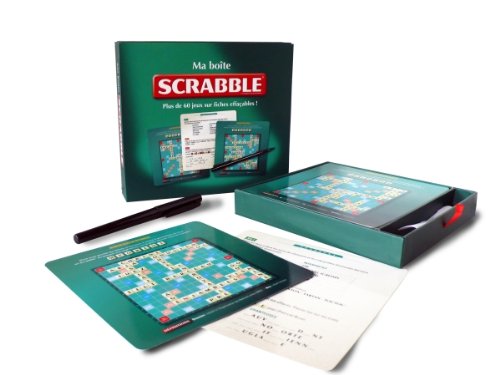 Ma boite scrabble: Plus de 60 jeux sur fiches effaçables !