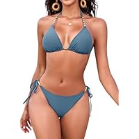 FemiChic Traje de Baño 2 Piezas Sexy Push Up con Relleno