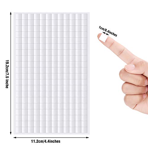 Outus OUTUS-3D POP DOTS-01 2160 Pieces Foam Square Mounts Dual-Adhesive 3D Foam Tapes 0.4 Inch Foam Pop Square Adhesive Mount thumb #2