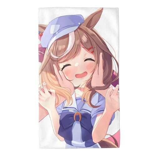 バスタオル ウマ娘 マチカネタンホイザ フェイスタオル 大判 吸水 速乾 マイクロファイバー 柔らかい肌触り 吸水 速乾 抗菌防臭 耐久性 人気 おしゃれ バス用品 海水浴 家庭用 業務用 家庭用品 四季通用 プレゼント 40*70cm
