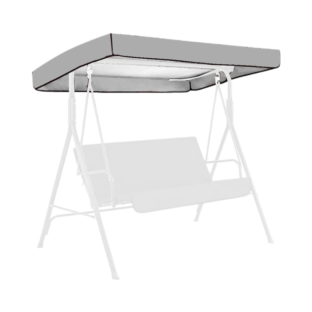 Cubierta de repuesto para columpio de jardin gris lona impermeable de techo